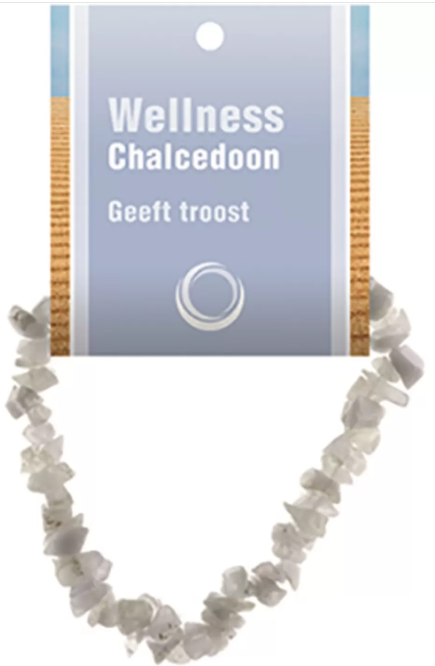 Splitarmband Chalcedoon