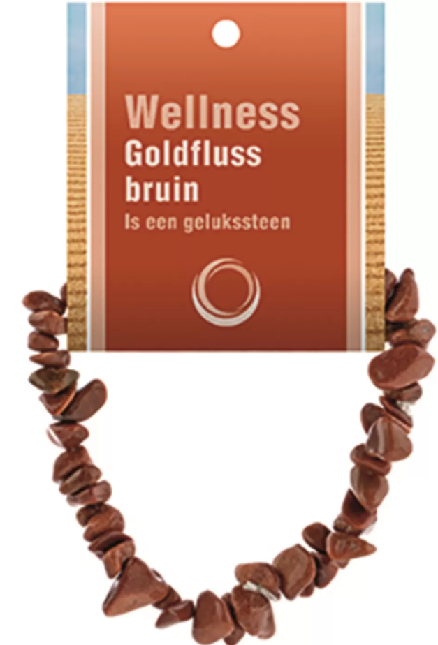 Splitarmband Goldfluss Bruin