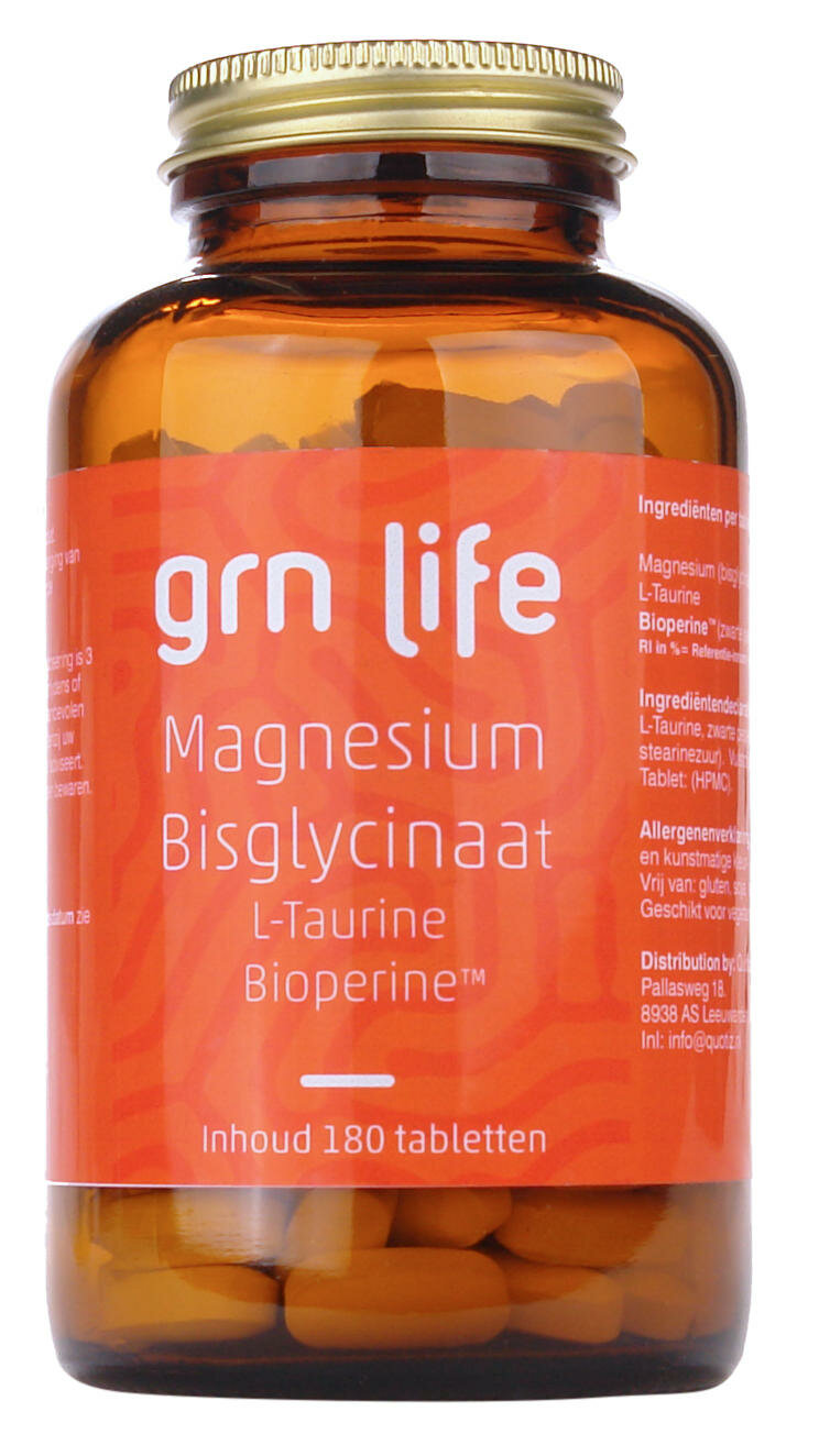 GRN LIFE Magnesium Bisglycinaat - 180tbl