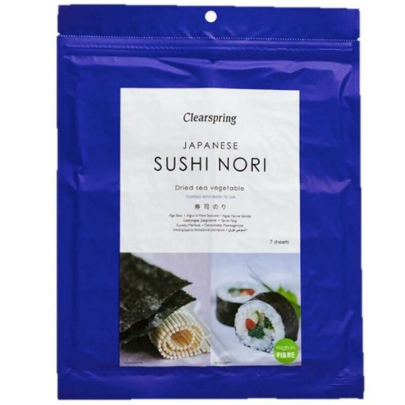 Clearspring Sushi Nori vellen geroosterd