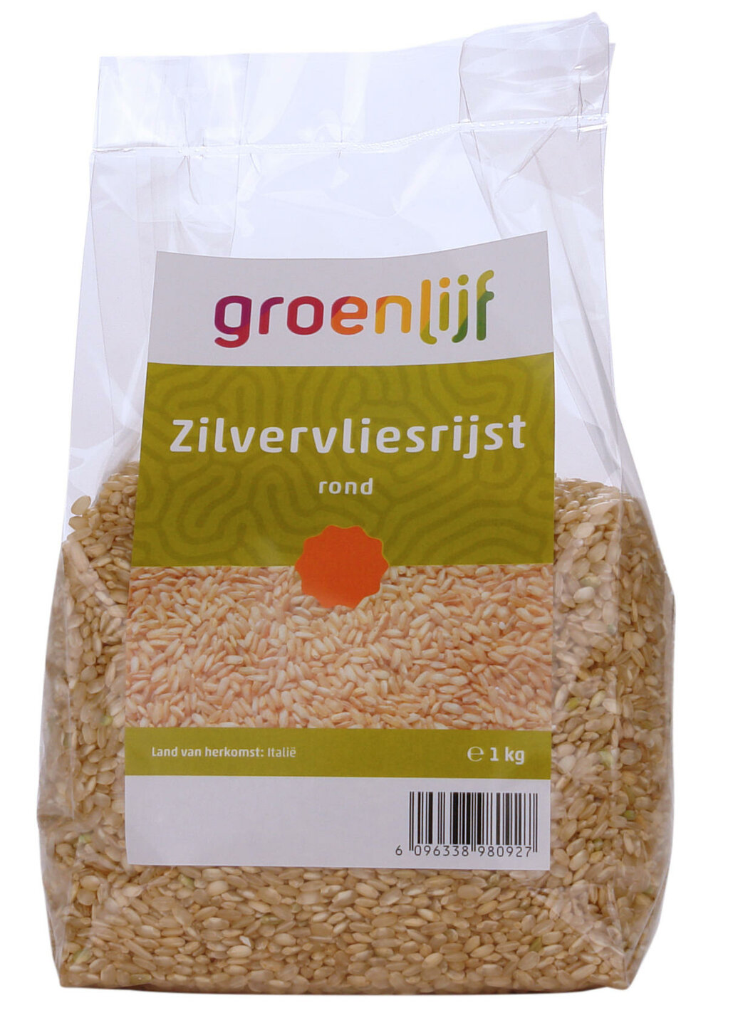 Zilvervlies Rijst Rond -  1000g - Groenlijf