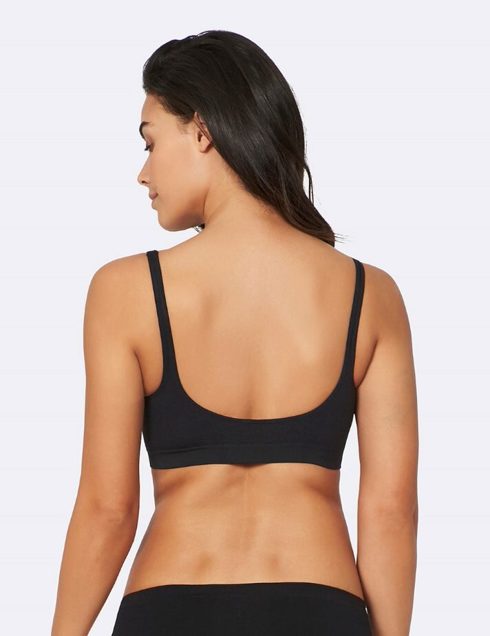 Bamboe Boody Shaper Crop Bra (BH) Zwart Maat L