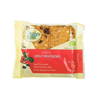 Billy&#039;s Farm - Spelt Fruitkoek - 50 gram