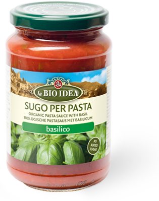 La Bio Idea - Pastasaus Basilico - 340g