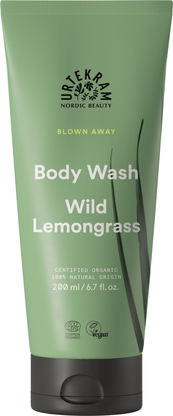 Urtekram - Body Wash Wild Lemongrass - 200ml