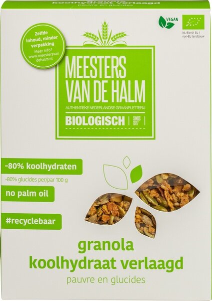 De Halm Koolhydraatverlagende Granola&nbsp;