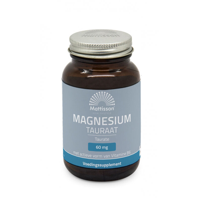 Magnesium Tauraat - Met vitamine B6 - 60 capsules - Mattisson