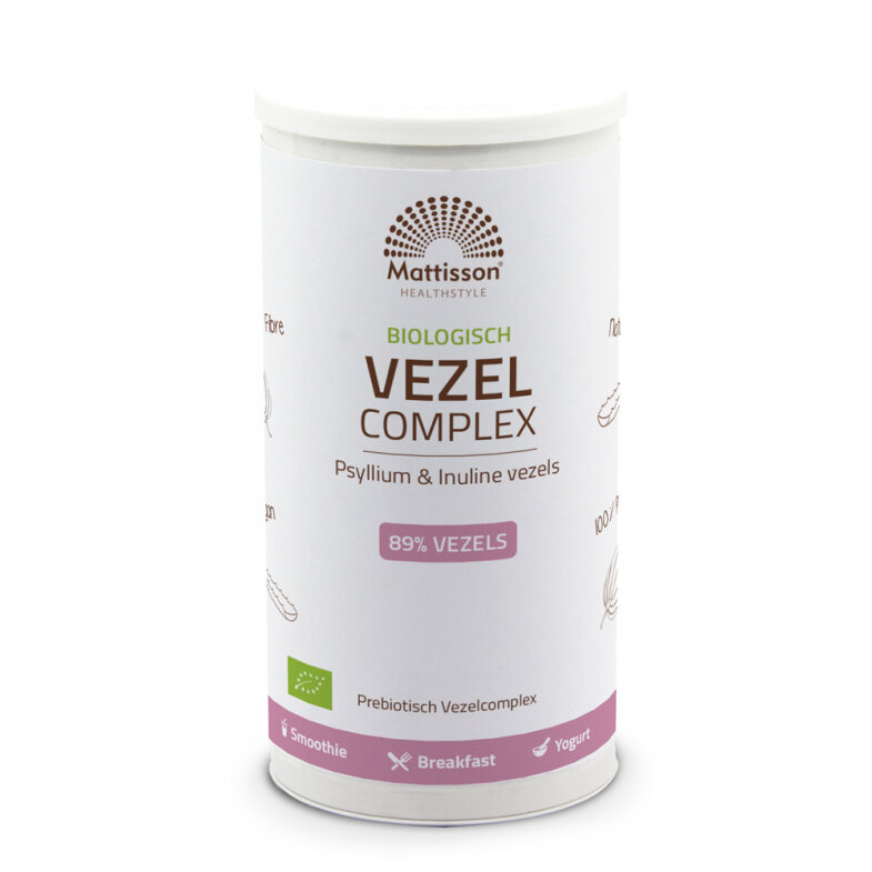 Biologisch Vezel Complex - Psyllium &amp; Inuline - 275 gram - Mattisson