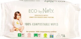 Naty - Ongeparfumeerde Vochtige Doekjes - 56 stuks