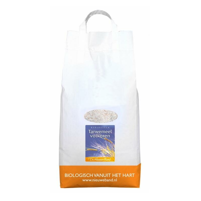 De Nieuwe Band Tarwemeel Volkoren Bio 5 kg voor ambachtelijk brood