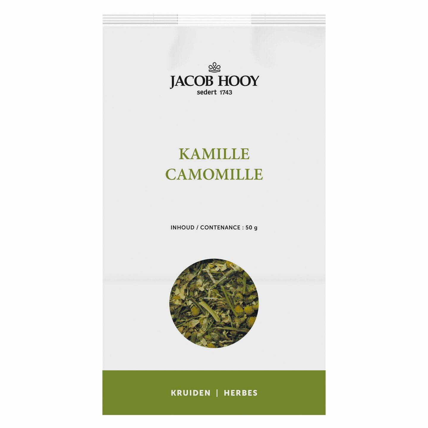 Jacob Hooy - Kamille / Matricaria chamomilla - 50 gram