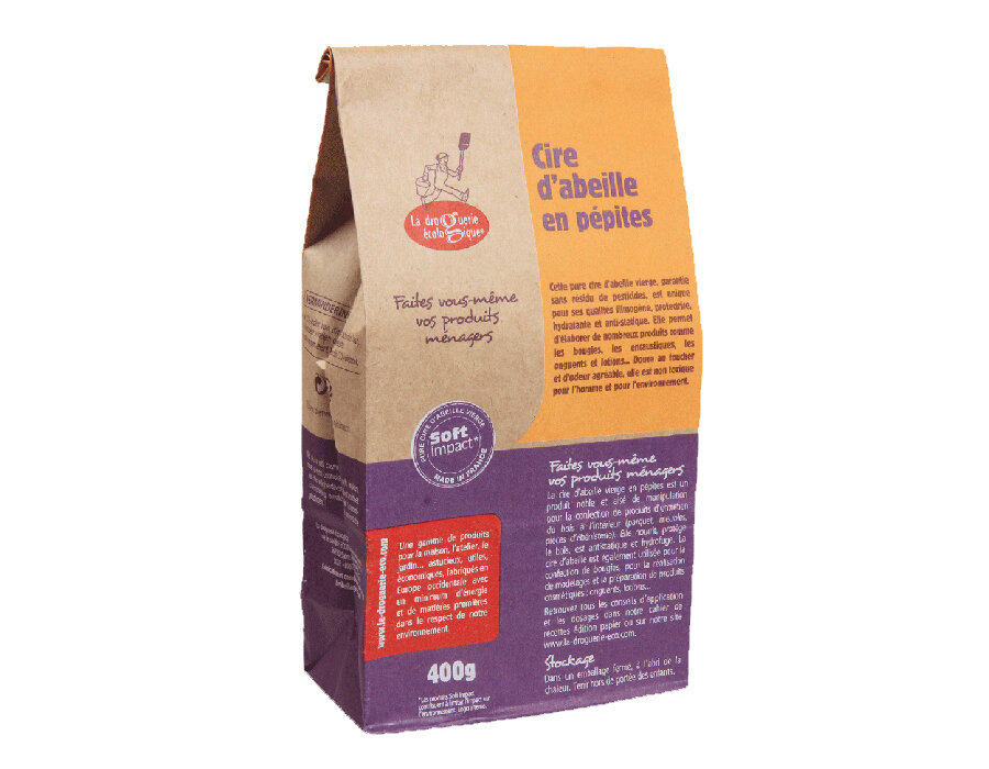 La Droquerie Ecologique - Bijenwas Korrels - 400 gram