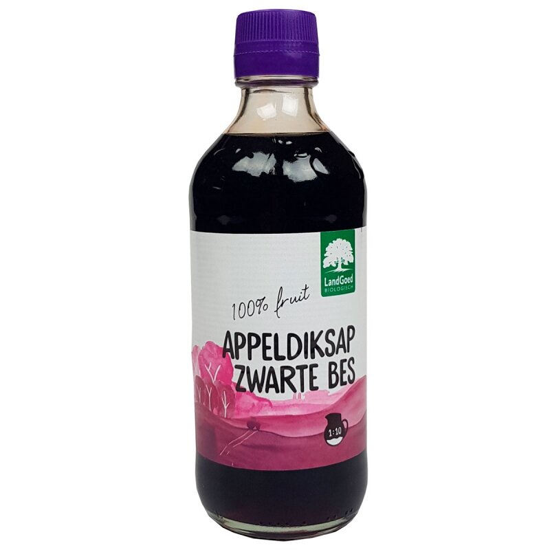 Landgoed - Appeldiksap Zwarte Bes - 400ml