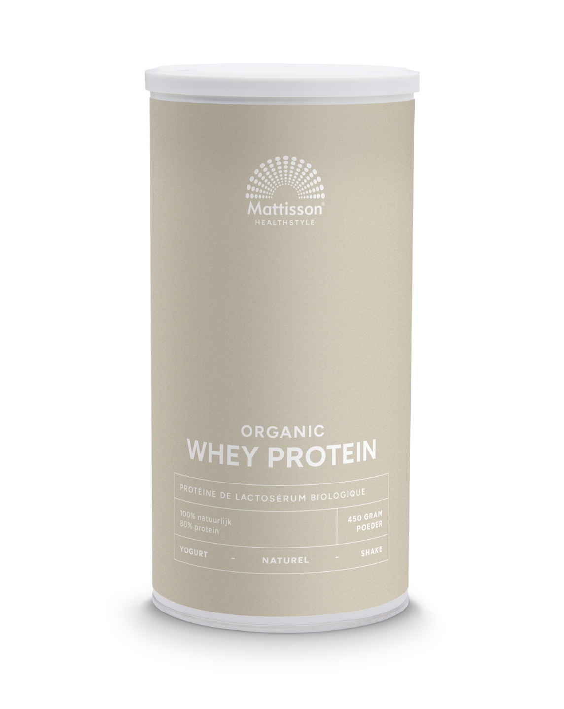 Wei Sport Prote&iuml;ne Naturel 80% - 450g - Mattisson