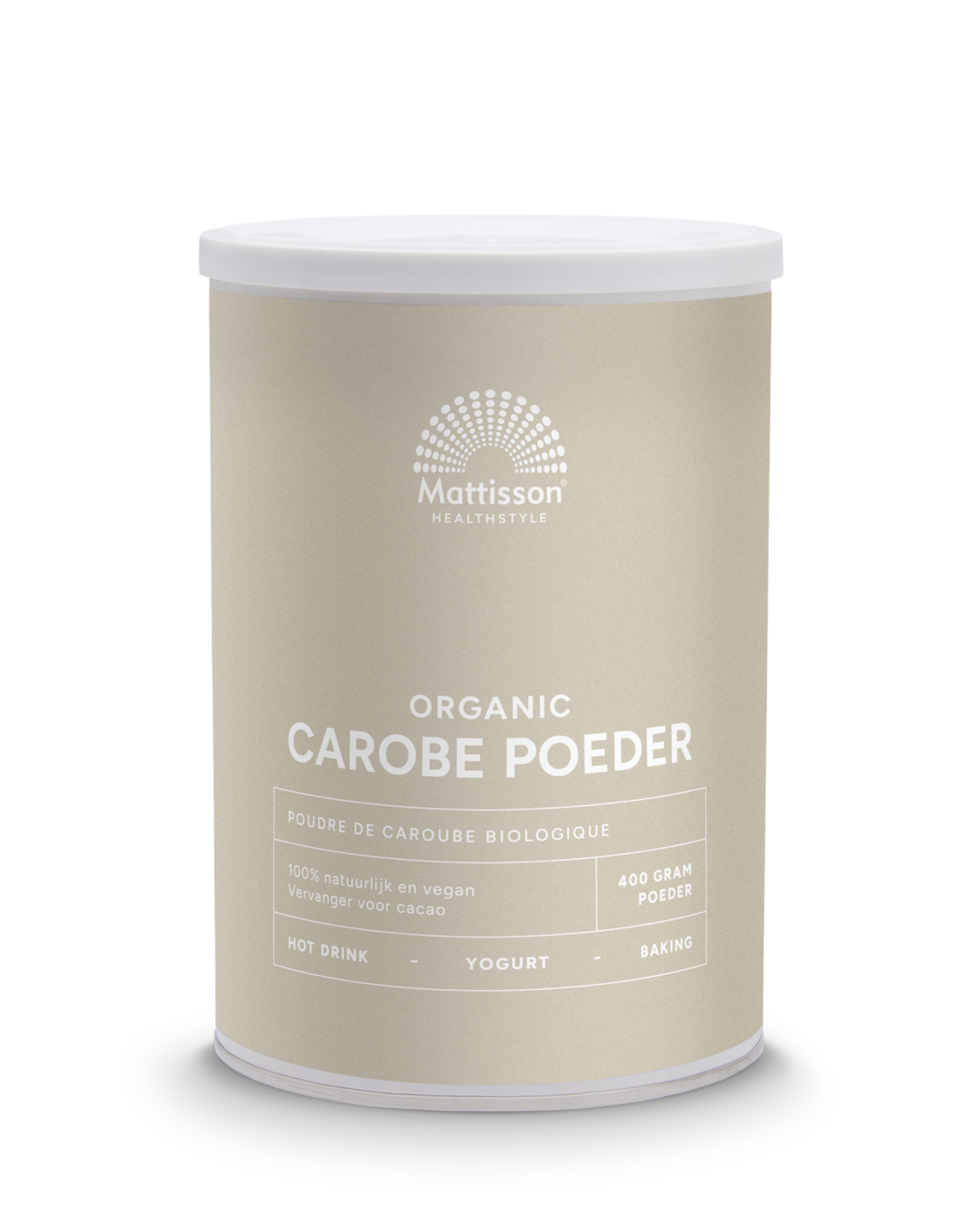 Biologisch Carobe poeder - 400 g - Mattisson