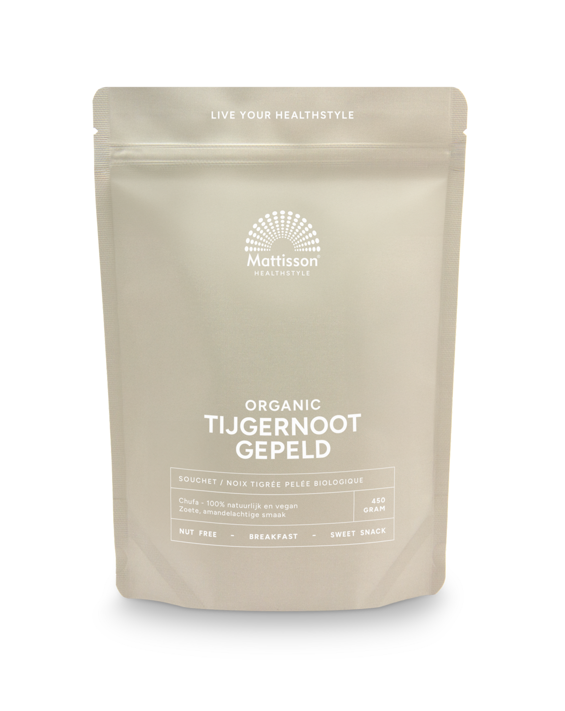 Biologische Tijgernoten - Gepeld - 450 g - Mattisson