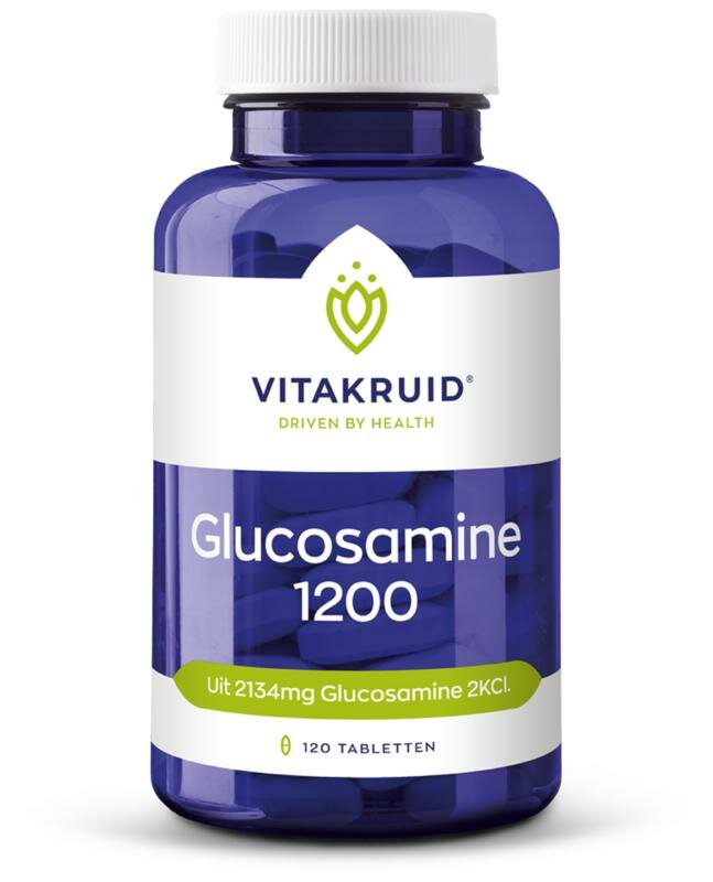Glucosamine Sulfaat 2 KCI 1200mg - 120 Tabletten - Vitakruid