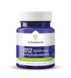 B12 1000 mcg Methylcobalamine - 90 Tabletten - Vitakruid