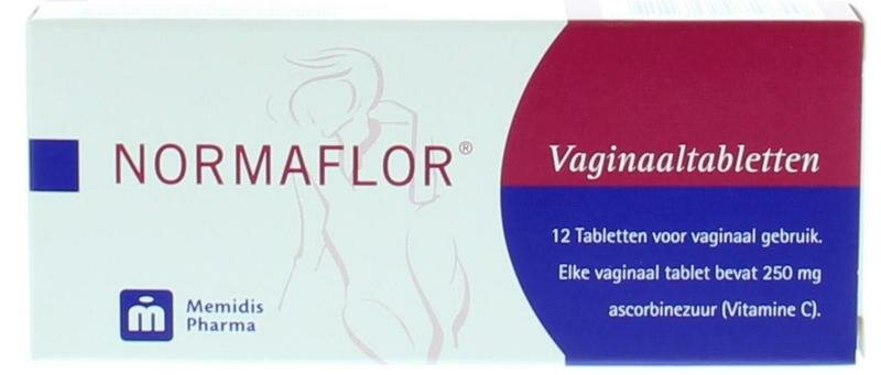 Normaflor - Vaginaaltabletten - 12 tabletten