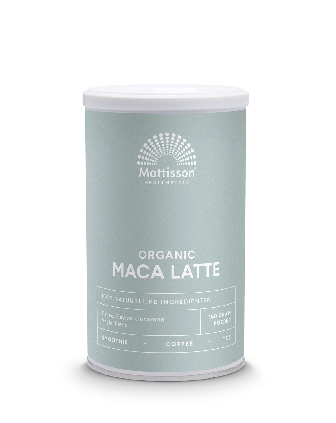 Mattisson - Maca Latte Cacao &ndash; Ceylon kaneel BIO - 160 gram