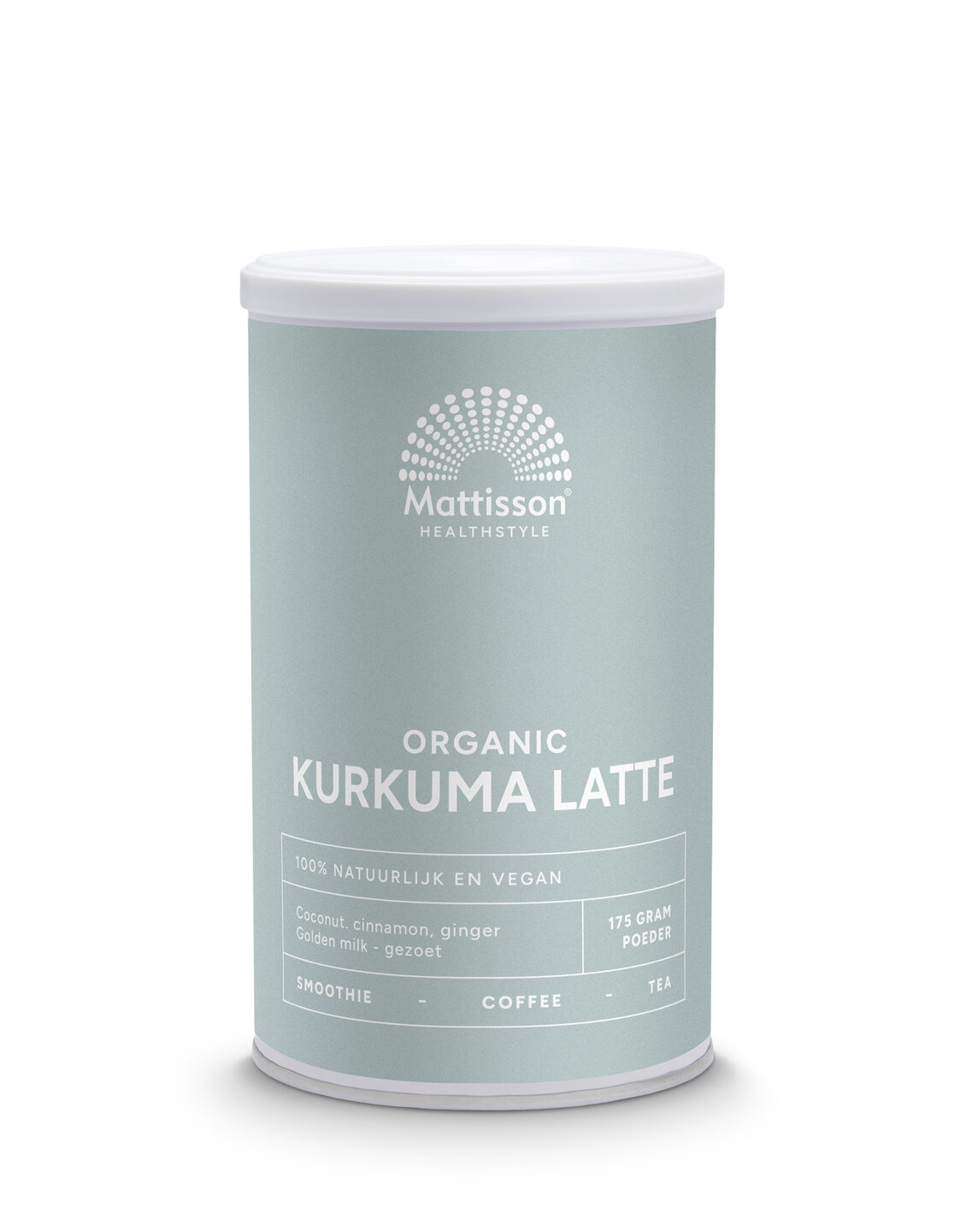 Kurkuma Latte &rdquo;Goldenmilk gezoet&rdquo; BIO - 175g - Mattisson