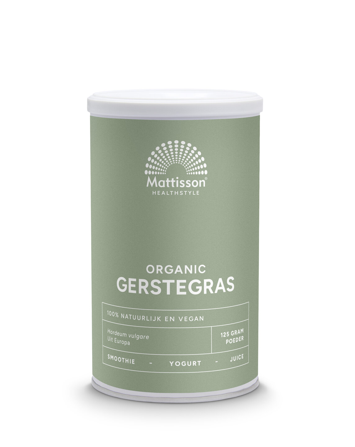 Biologische Gerstegras Poeder 125g - Mattisson