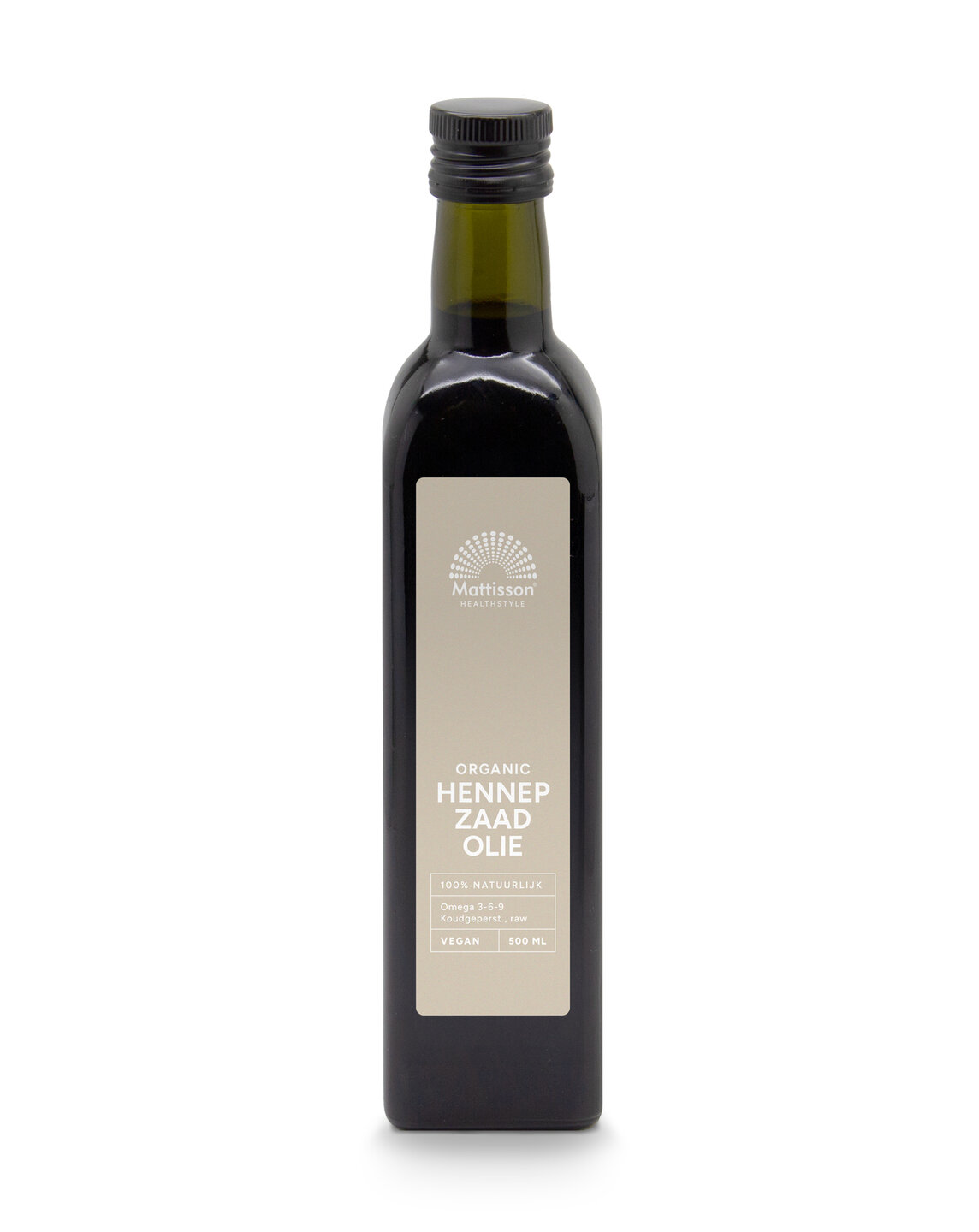 Absolute Hennepzaadolie Bio - 500ml - Mattisson