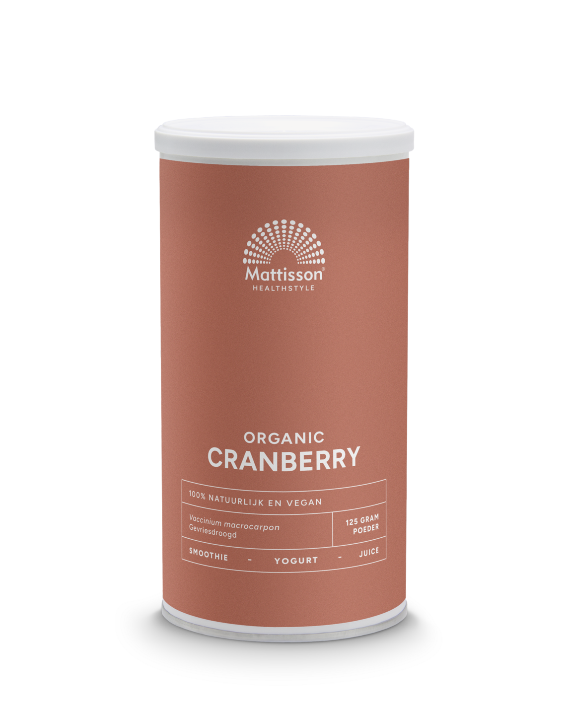 Cranberry BIO poeder - 125g - Mattisson