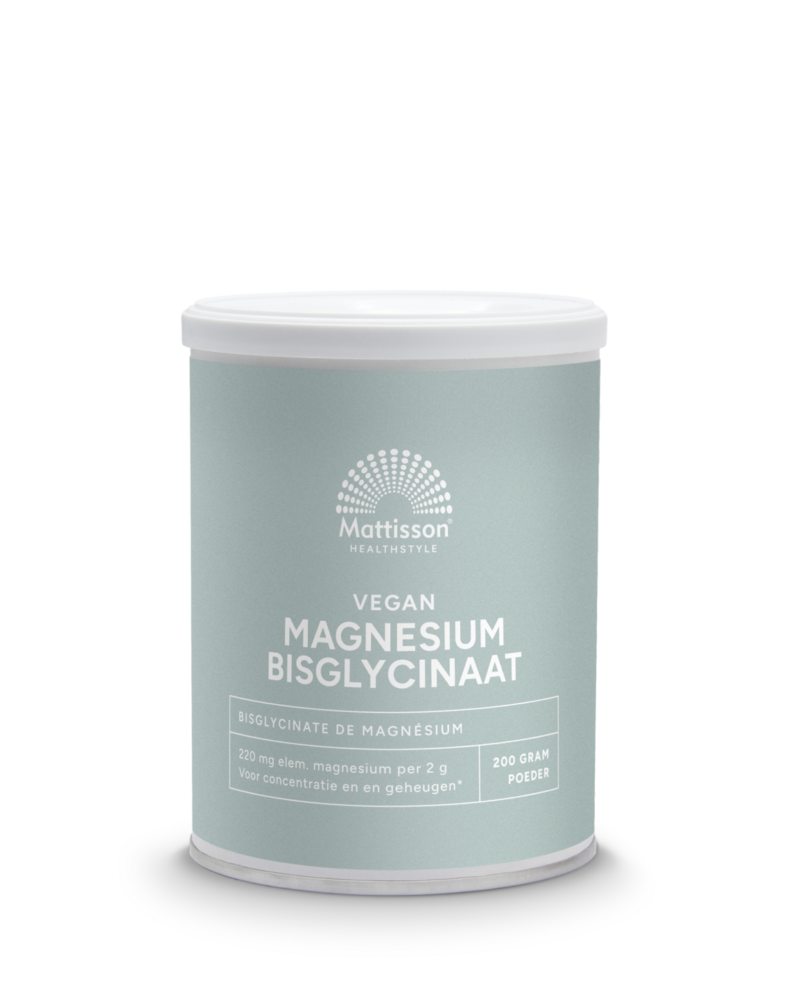 Magnesium Bisglycinaat Poeder - 200g - Mattisson