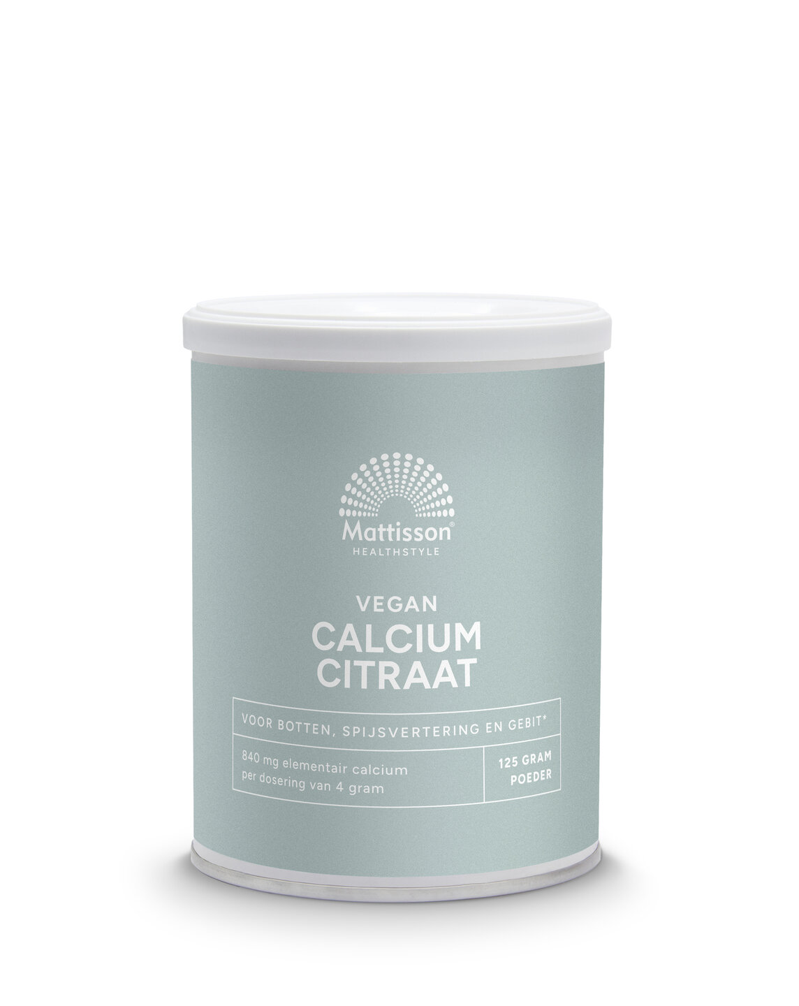 Calcium Citraat Poeder - 125g - Mattisson