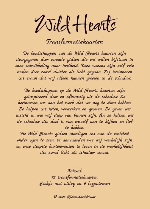 Wild Hearts - Transformatiekaarten - Sanne Boersma
