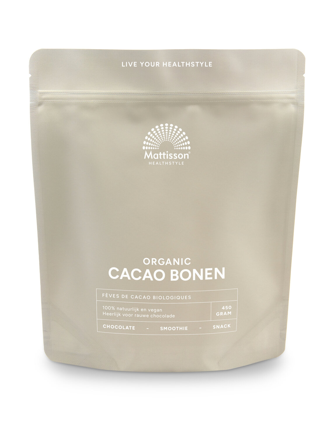 Biologische Rauwe Cacaobonen - 450g - Mattisson