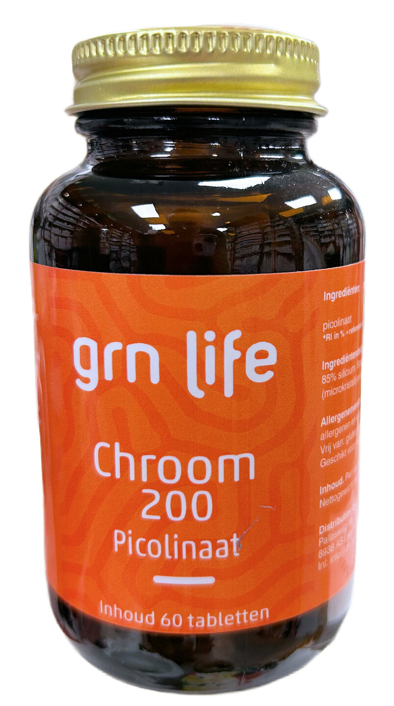 GRN LIFE Chroom Picolinaat 200mcg