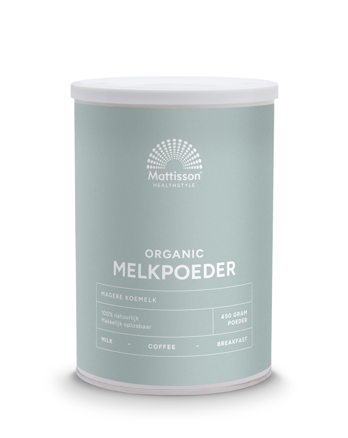 Biologische Magere Melkpoeder - 450 gram - Mattisson 