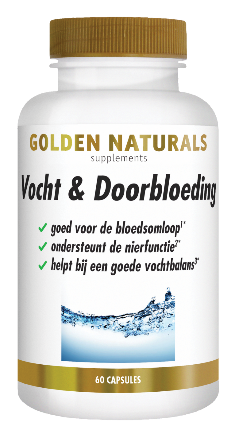 Vocht &amp; Doorbloeding - 180 vcaps - Golden Naturals
