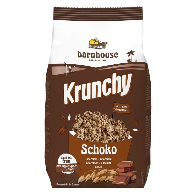 Barnhouse - Krunchy chocolade - 375 gram