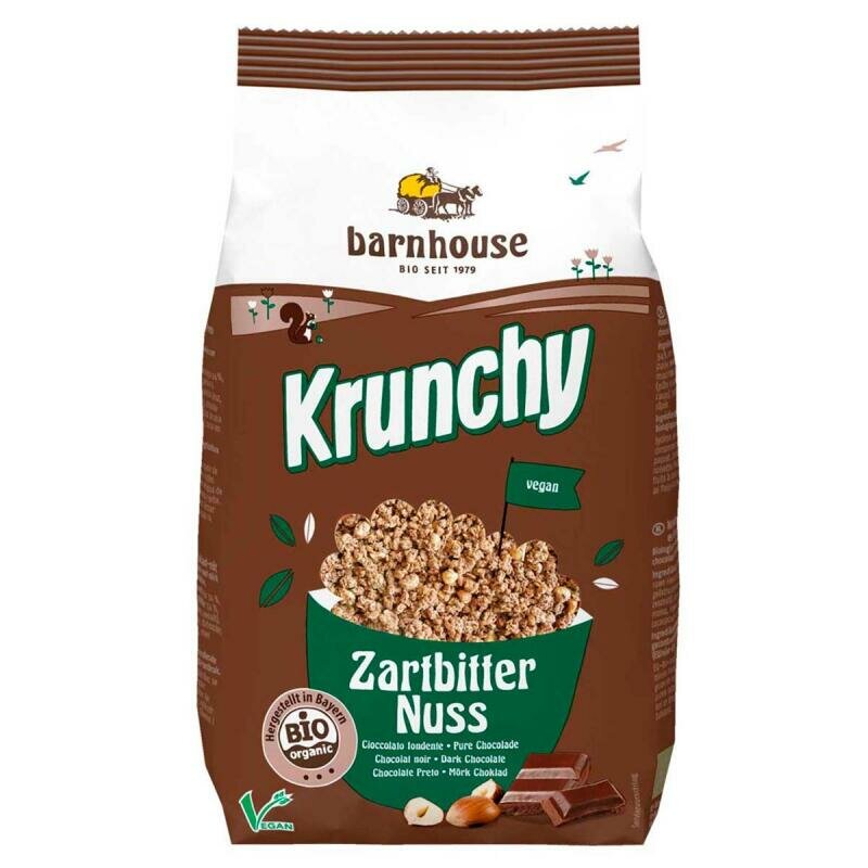 Barnhouse - Krunchy Muesli Chocolade Hazelnoot - 375g