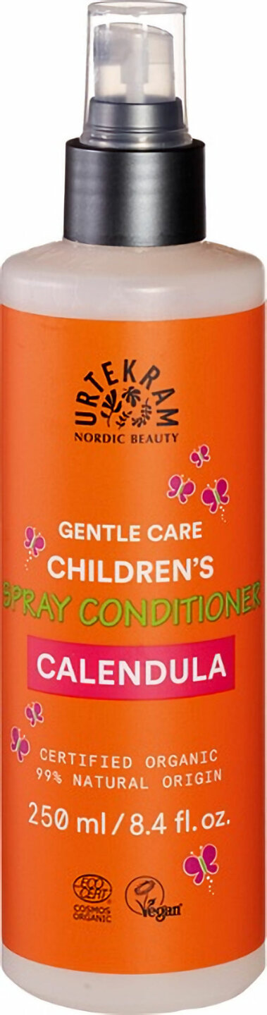 Urtekram Kids Spray Conditioner ontwart klitten direct, zonder uitspoelen.