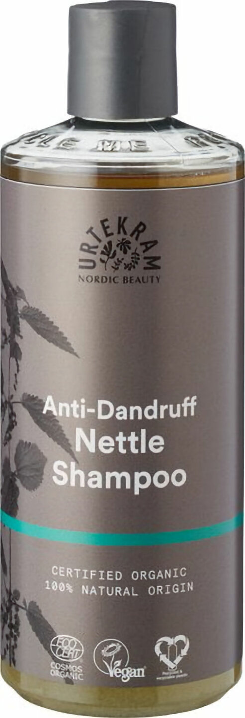 Urtekram Brandnetel Shampoo verzorgt een roosgevoelige hoofdhuid op natuurlijke wijze.