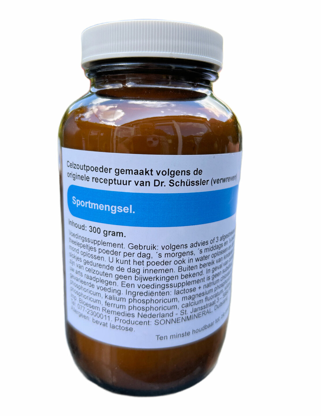 Sonnenmineral Sportmengsel 300 gram met acht handverwreven celzouten