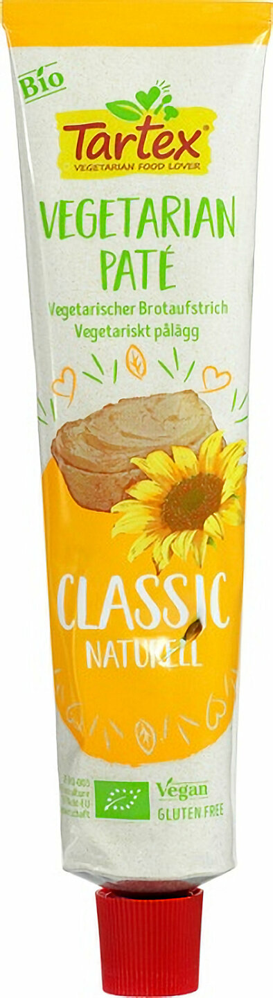 Tartex Vegetarische Pat&eacute; Classic Tube gemakkelijk schoon doseren