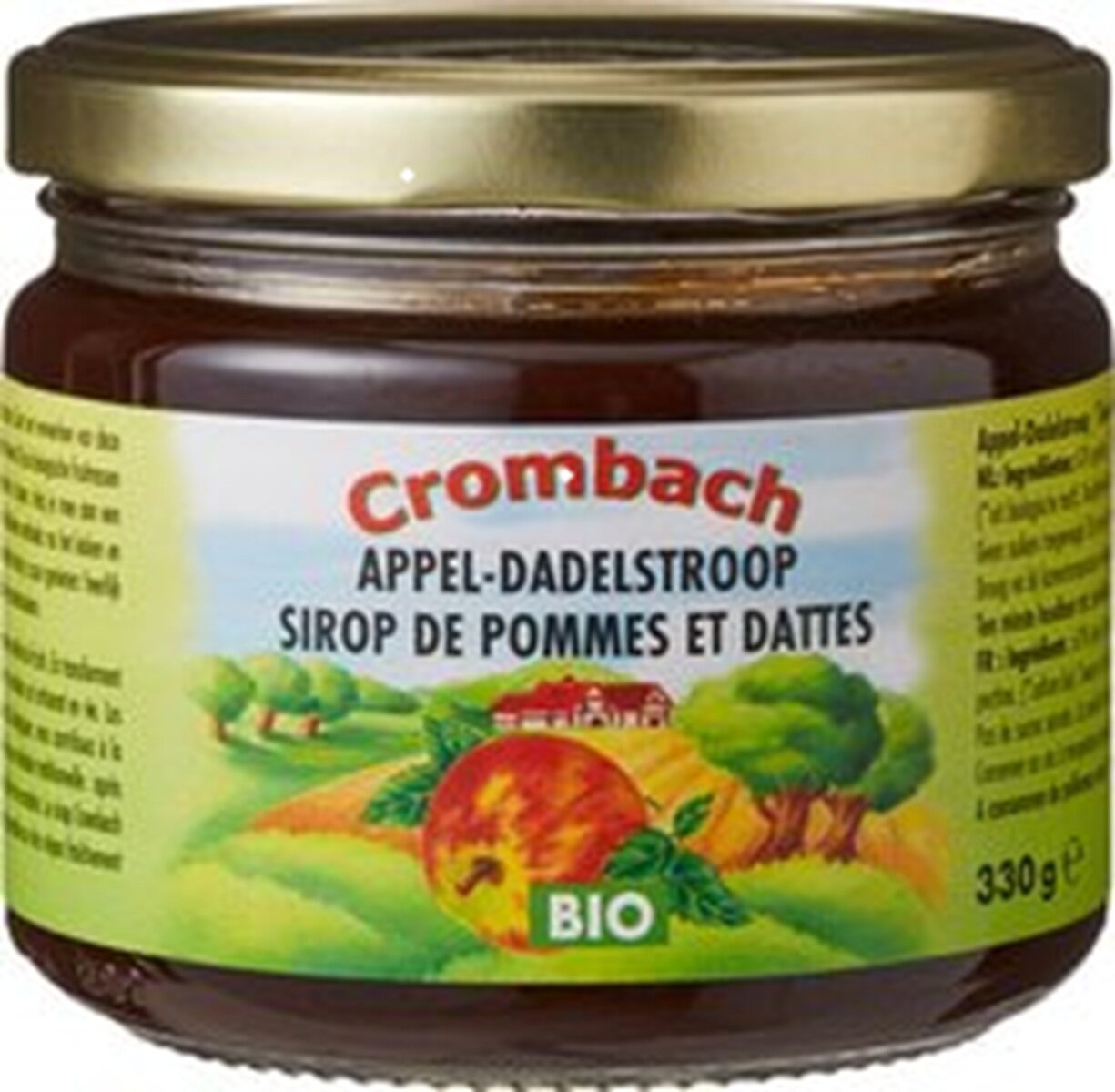 Crombach - Appel-dadelstroop Bio - 330 gram
