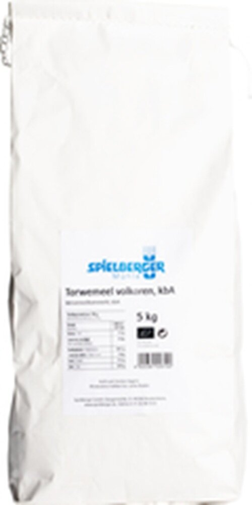 Spielberger Volkoren Tarwemeel 5 kg &ndash; grootverpakking voor brood