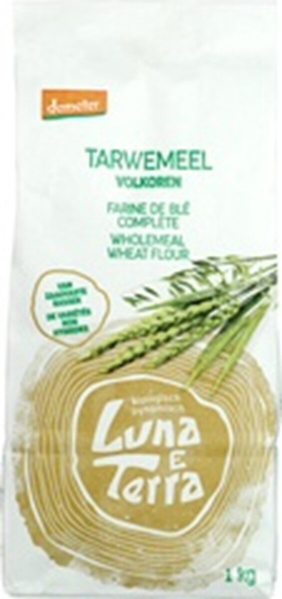 Luna e Terra Volkoren Tarwemeel 1 kg voor dagelijks bakken