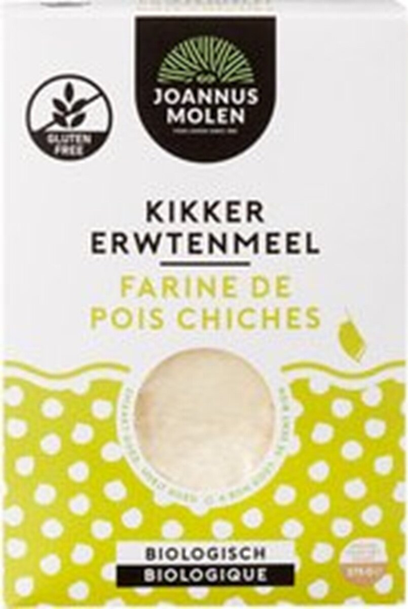 Joannusmolen Kikkererwtenmeel 400 gram voor veelzijdige hartige recepten