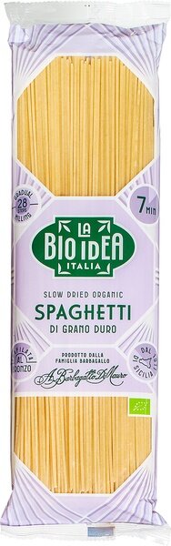 La Bio Idea Biologische Spaghetti met bronzen structuur voor perfecte saushechting