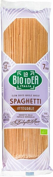 La Bio Idea Biologische Volkoren Spaghetti met ruwe saushechtende structuur