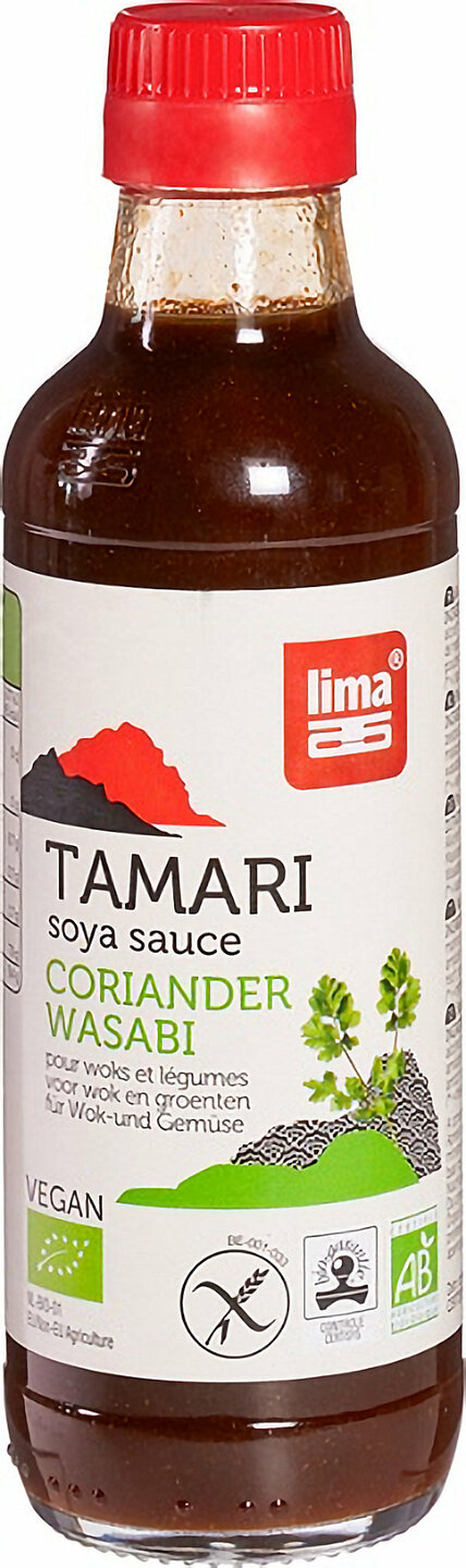 Lima Biologische Tamari Koriander Wasabi - perfect voor wokgerechten