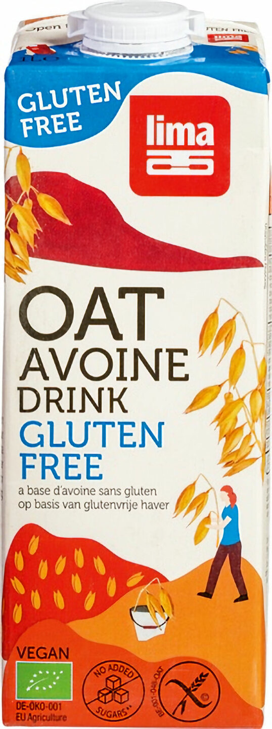 Lima Biologische Haverdrink Glutenvrij zonder toegevoegde suikers
