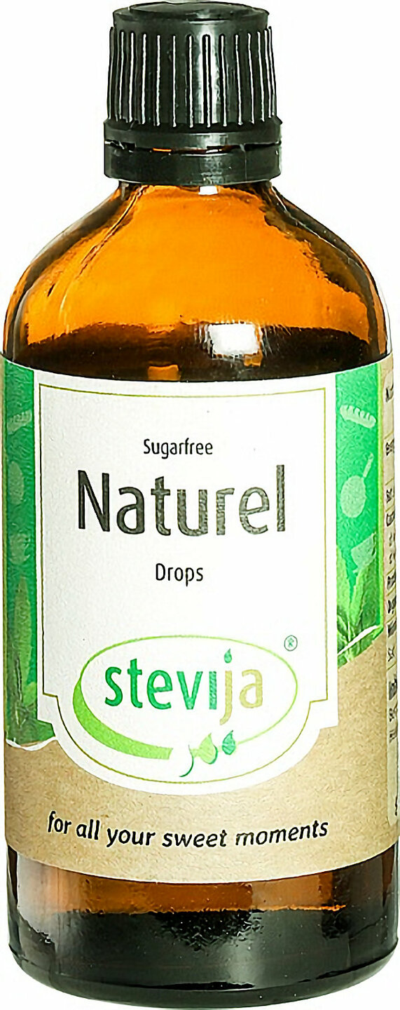 SteviJa Vloeibare Stevia Naturel 100 ml doseert zoetheid per druppel